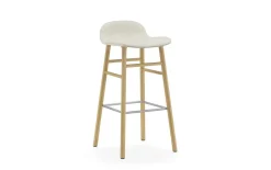 Normann Copenhagen - Form Barstool 75 cm Full Upholstery Oak