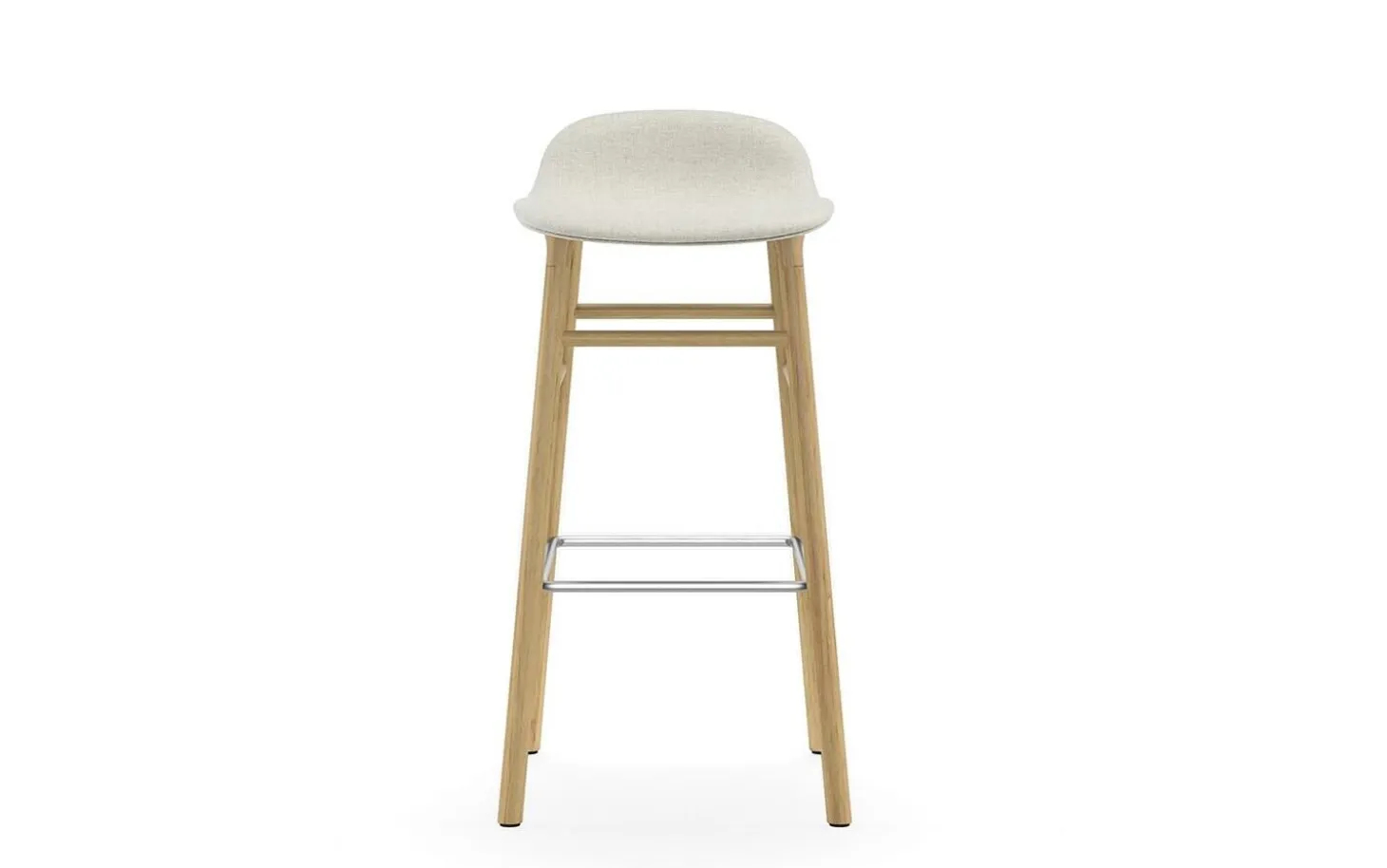 Normann Copenhagen - Form Barstool 75 cm Full Upholstery Oak