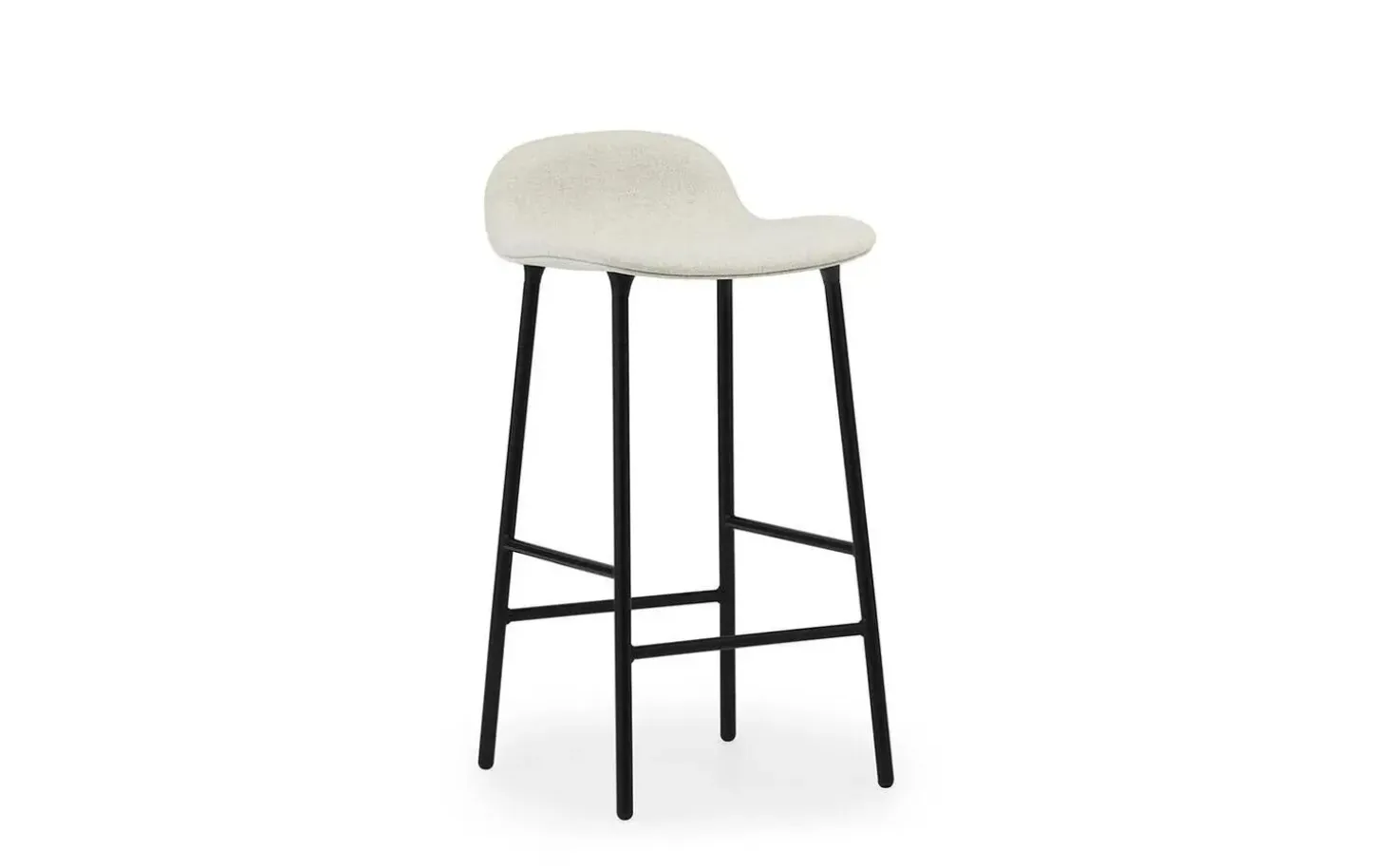 Normann Copenhagen - Form Barstool 65 cm Full Upholstery Steel
