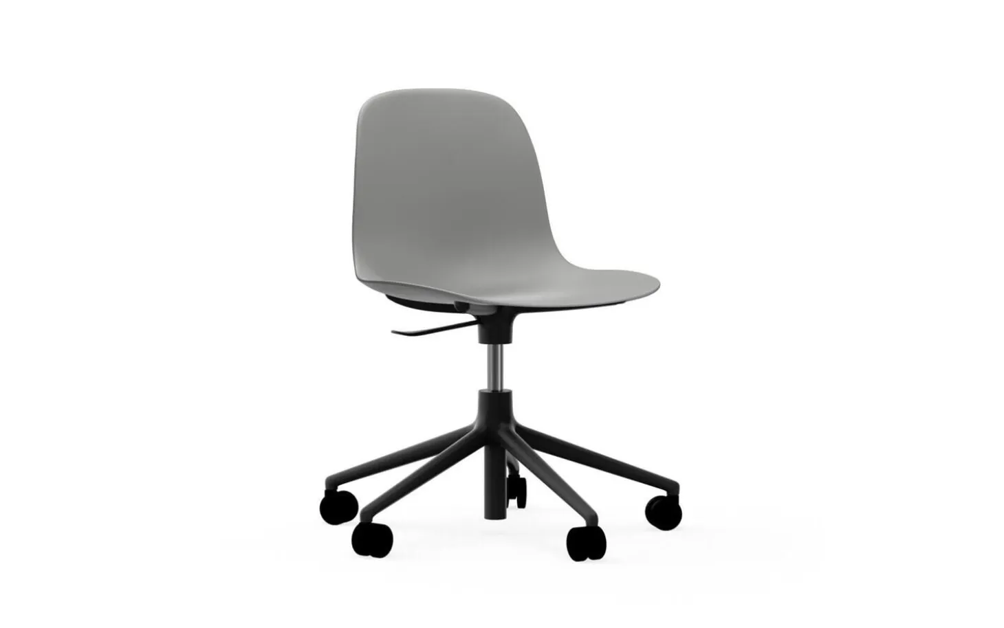 Normann Copenhagen - Form Chair Swivel 5W Gas Lift Black Alu