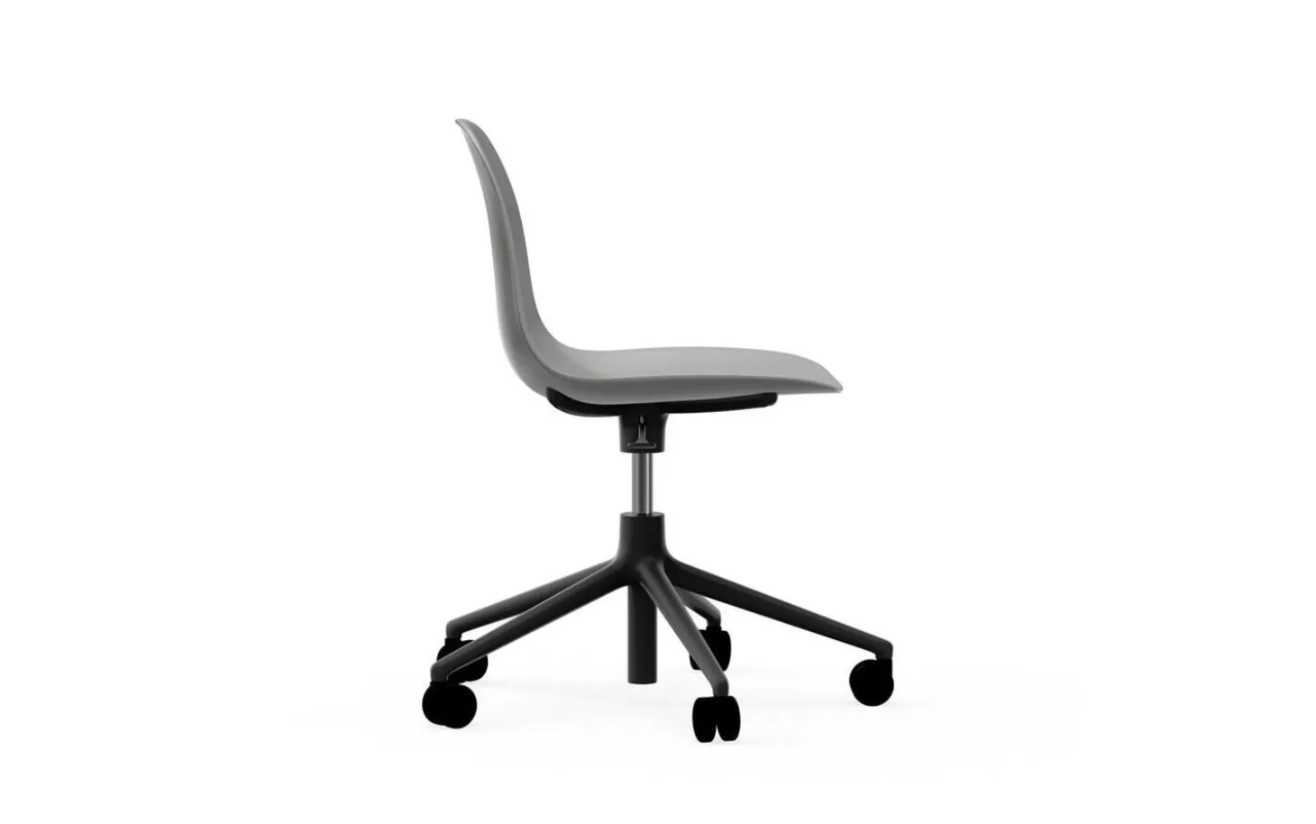 Normann Copenhagen - Form Chair Swivel 5W Gas Lift Black Alu