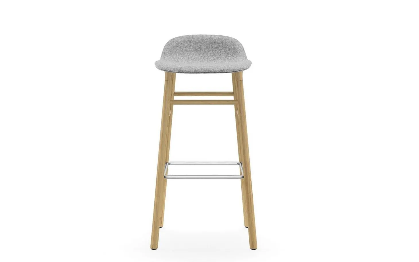 Normann Copenhagen - Form Barstool 75 cm Full Upholstery Oak