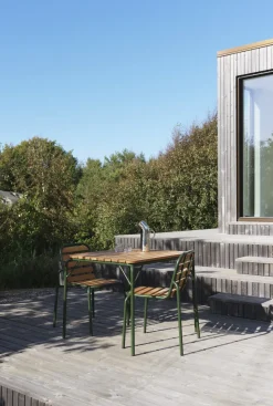 Normann Copenhagen - Havebord - Vig Robinie - 90x80 - Mørke grøn