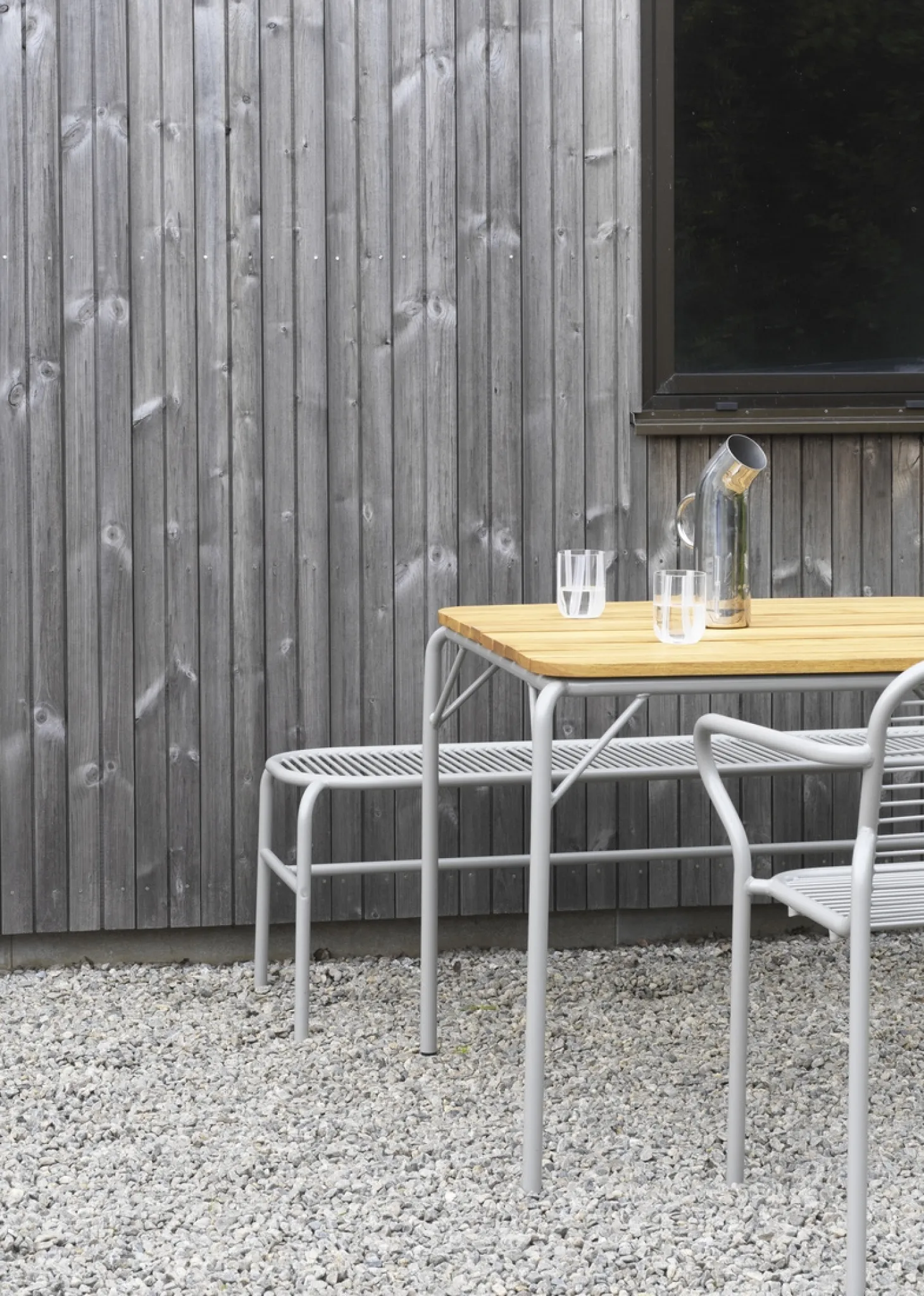Normann Copenhagen - Havebænk - Vig - Grå