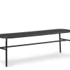 Normann Copenhagen - Havebænk - Vig - Sort - 150 x 50 x 46 cm