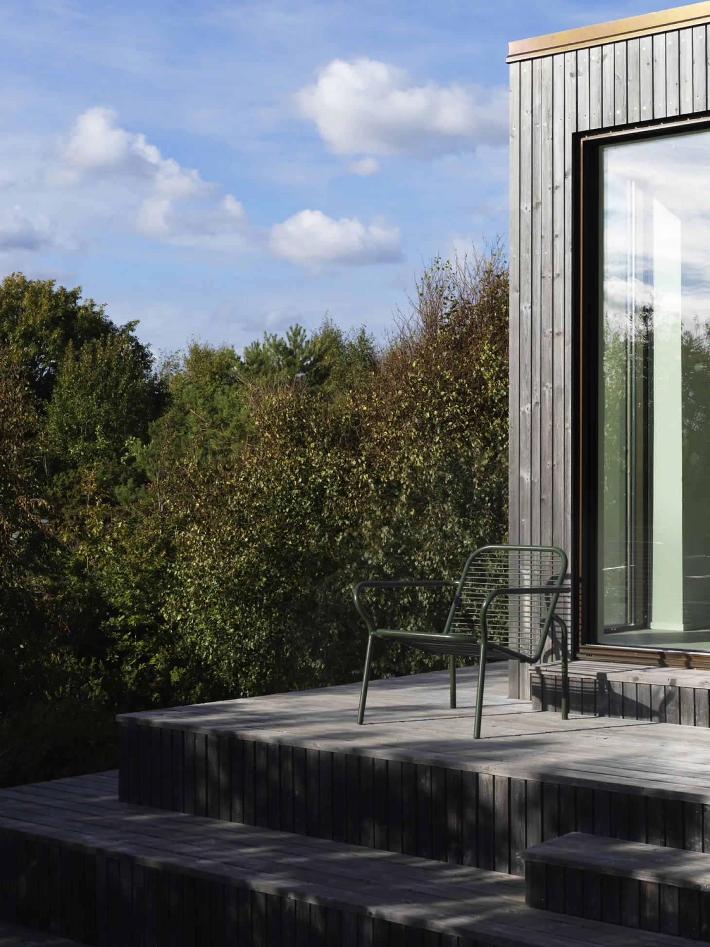 Normann Copenhagen - Havestol - Lounge stol - Vig - Mørke grøn