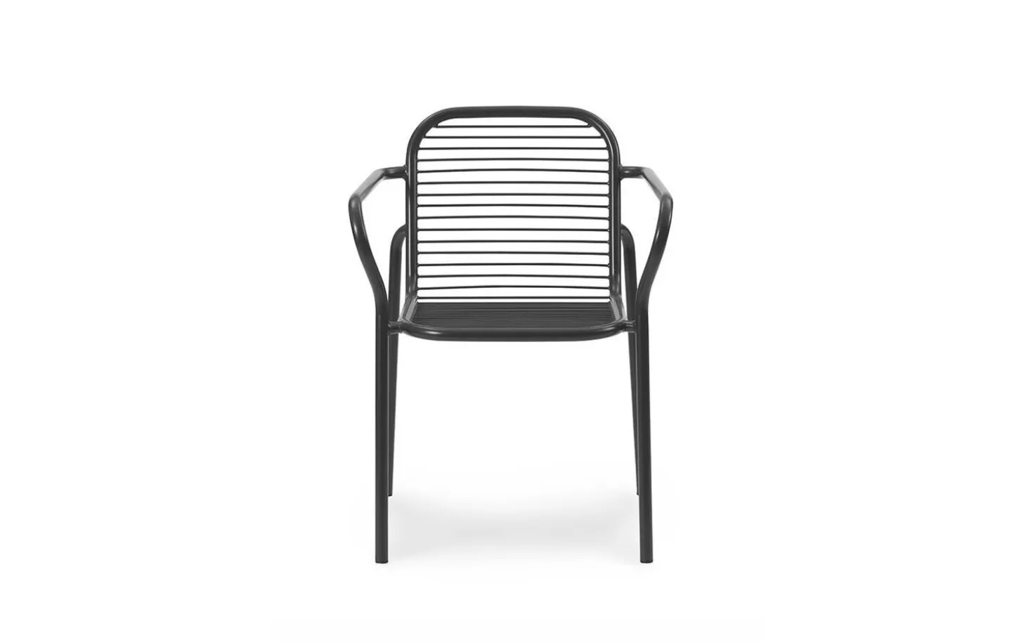 Normann Copenhagen - Havestol - armstol - Vig - Sort