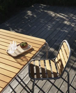 Normann Copenhagen - Havestol - Vig Robinie - Grå