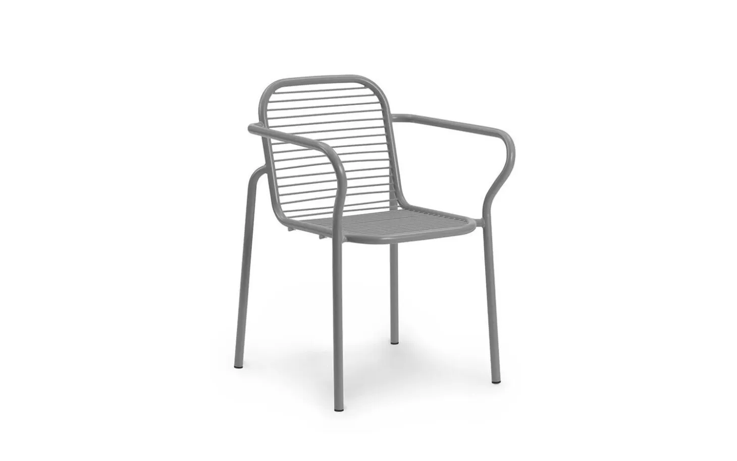 Normann Copenhagen - Havestol - armstol - Vig - Grå