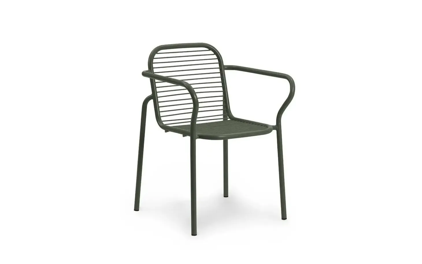 Normann Copenhagen - Havestol - armstol - Vig - Mørke grøn
