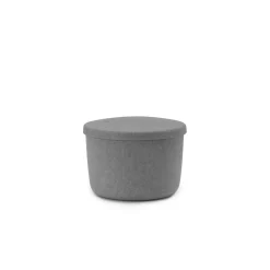 Normann Copenhagen - Hide Opbevarings Puf - Grå - Small