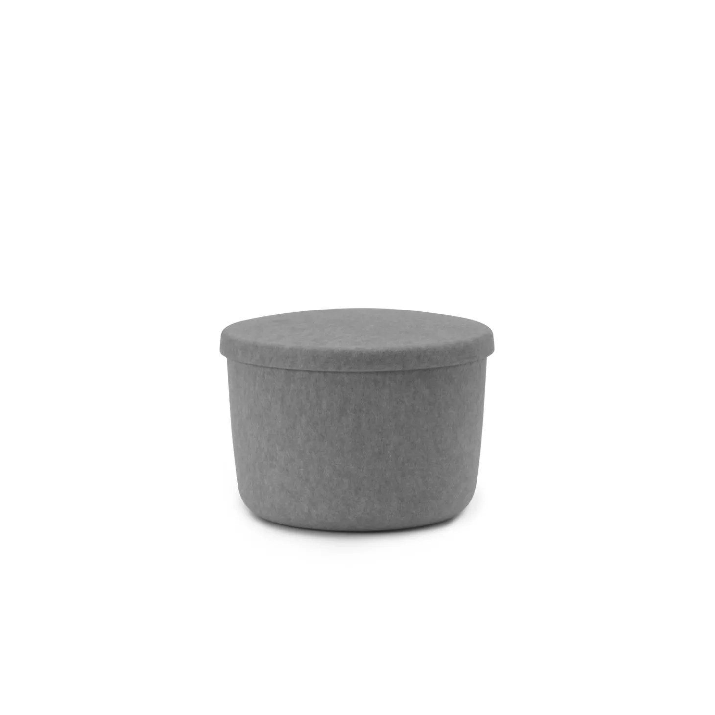 Normann Copenhagen - Hide Opbevarings Puf - Grå - Small