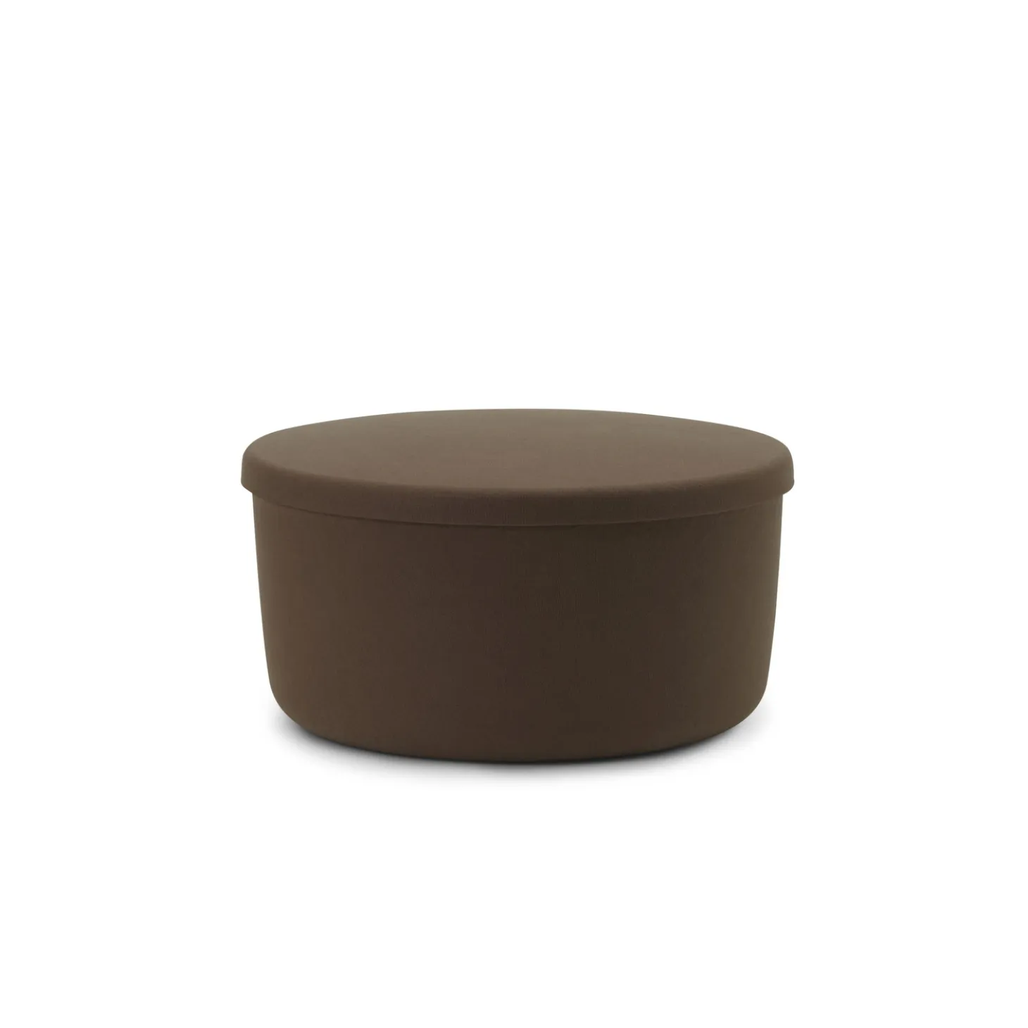 Normann Copenhagen - Hide Opbevarins Puf Large - Brun