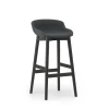 Normann Copenhagen - Hyg Barstool 75 cm Full Upholstery Black Oak
