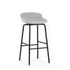 Normann Copenhagen - Hyg Barstool 75 cm Full Upholstery Black Steel