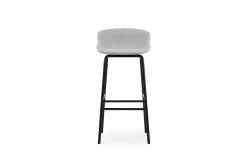 Normann Copenhagen - Hyg Barstool 75 cm Full Upholstery Black Steel