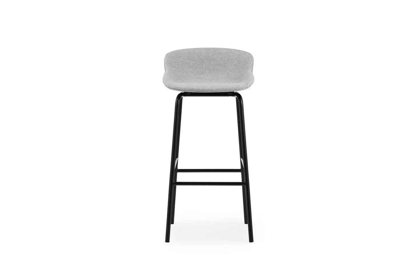 Normann Copenhagen - Hyg Barstool 75 cm Full Upholstery Black Steel