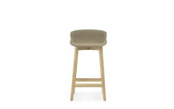 Normann Copenhagen - Hyg Barstool 65 cm Front Upholstery Sand & Oak