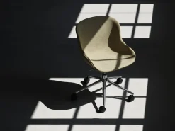 Normann Copenhagen - Hyg Chair Swivel 4W Full Upholstery Alu