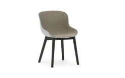 Normann Copenhagen - Hyg Chair Front Upholstery Grey & Black Oak