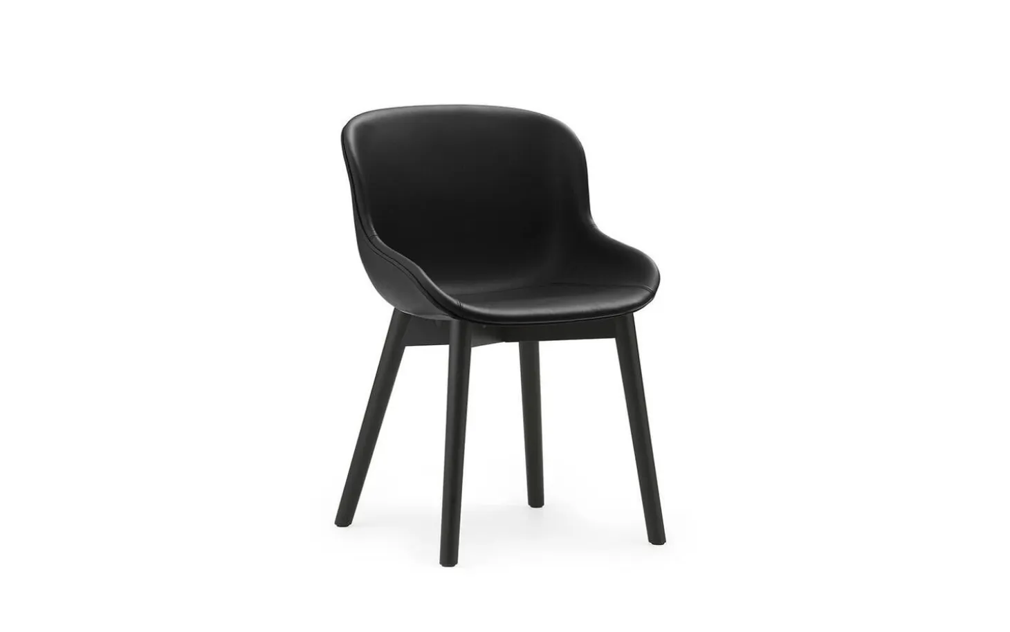 Normann Copenhagen - Hyg Chair Full Upholstery Black Oak
