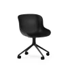 Normann Copenhagen - Hyg Chair Swivel 4W Black Alu