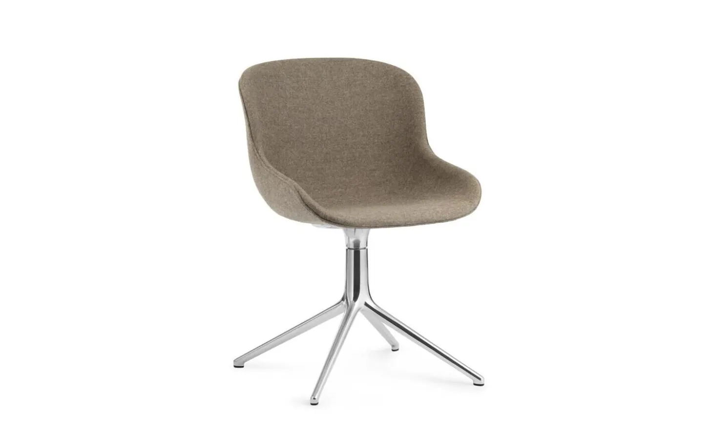 Normann Copenhagen - Hyg Chair Swivel 4L Full Upholstery Alu