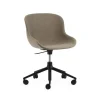 Normann Copenhagen - Hyg Chair Swivel 5W Gas Lift Full Upholstery Black Alu