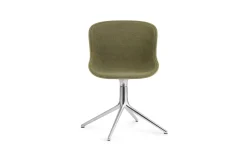 Normann Copenhagen - Hyg Chair Swivel 4L Front Upholstery Olive & Alu