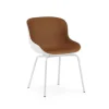 Normann Copenhagen - Hyg Chair Front Upholstery White & White Steel