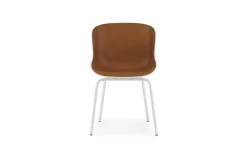 Normann Copenhagen - Hyg Chair Front Upholstery White & White Steel