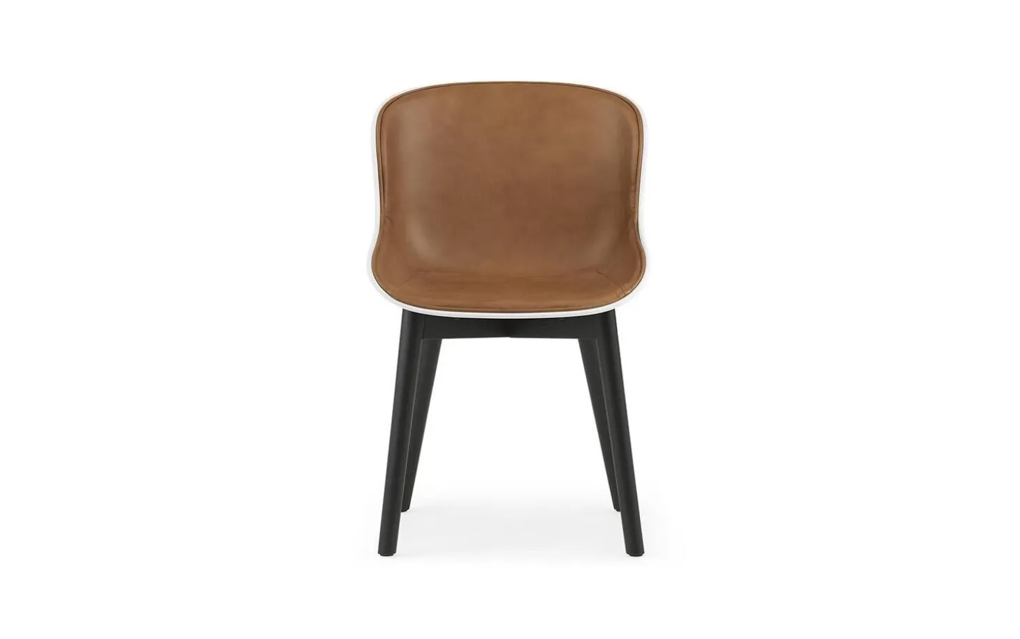 Normann Copenhagen - Hyg Chair Front Upholstery White & Black Oak