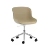 Normann Copenhagen - Hyg Chair Swivel 5W Gas Lift Front Upholstery Sand & Alu
