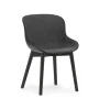 Normann Copenhagen - Hyg Chair Front Upholstery Black & Black Oak