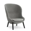 Normann Copenhagen - Hyg Lounge Chair High Black Oak