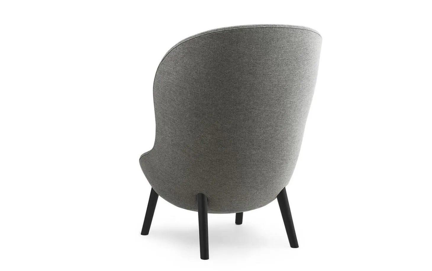 Normann Copenhagen - Hyg Lounge Chair High Black Oak