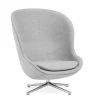 Normann Copenhagen - Hyg Lounge Chair High Swivel Alu