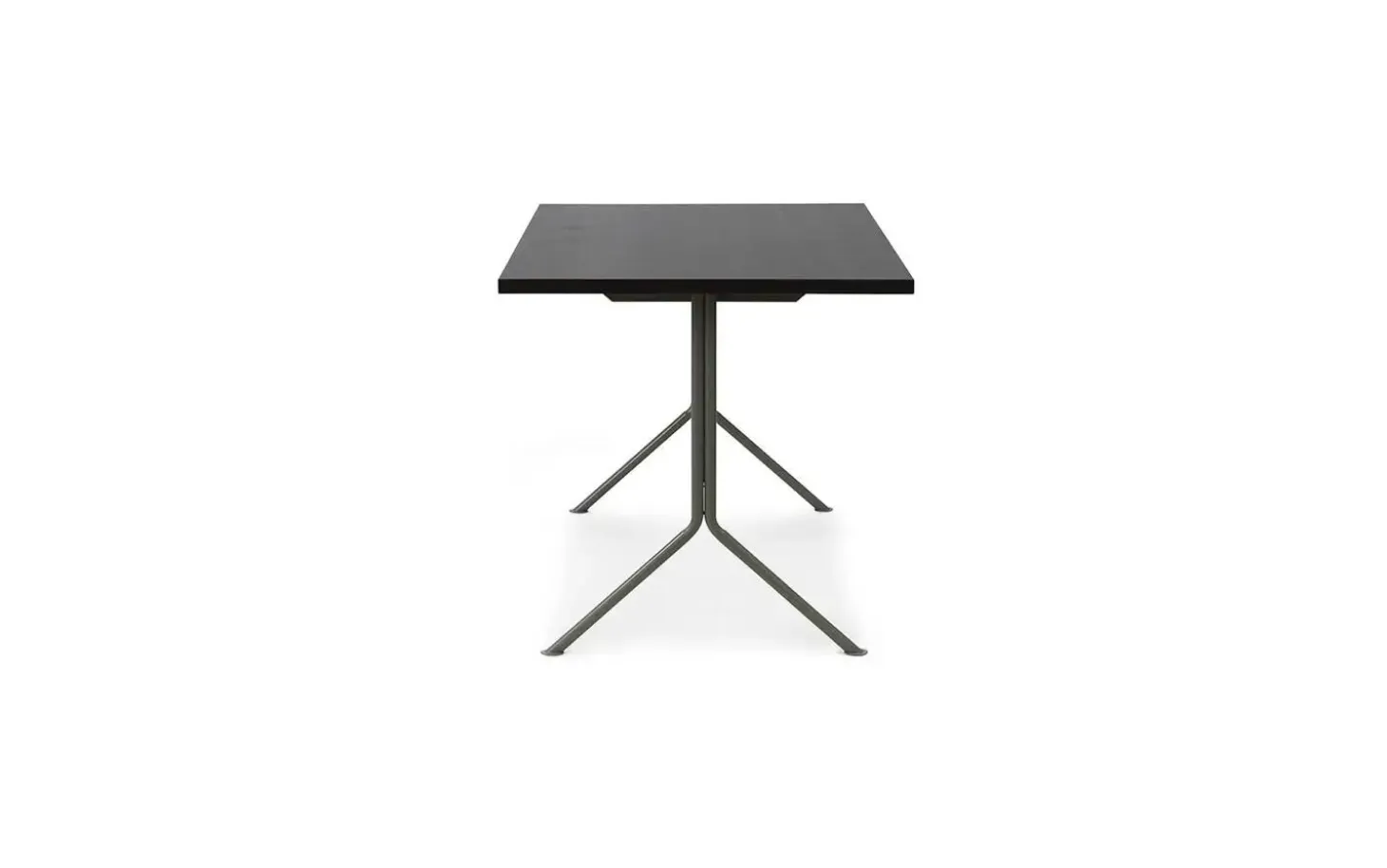 Normann Copenhagen - Kip Desk Grey Steel - Dark Brown