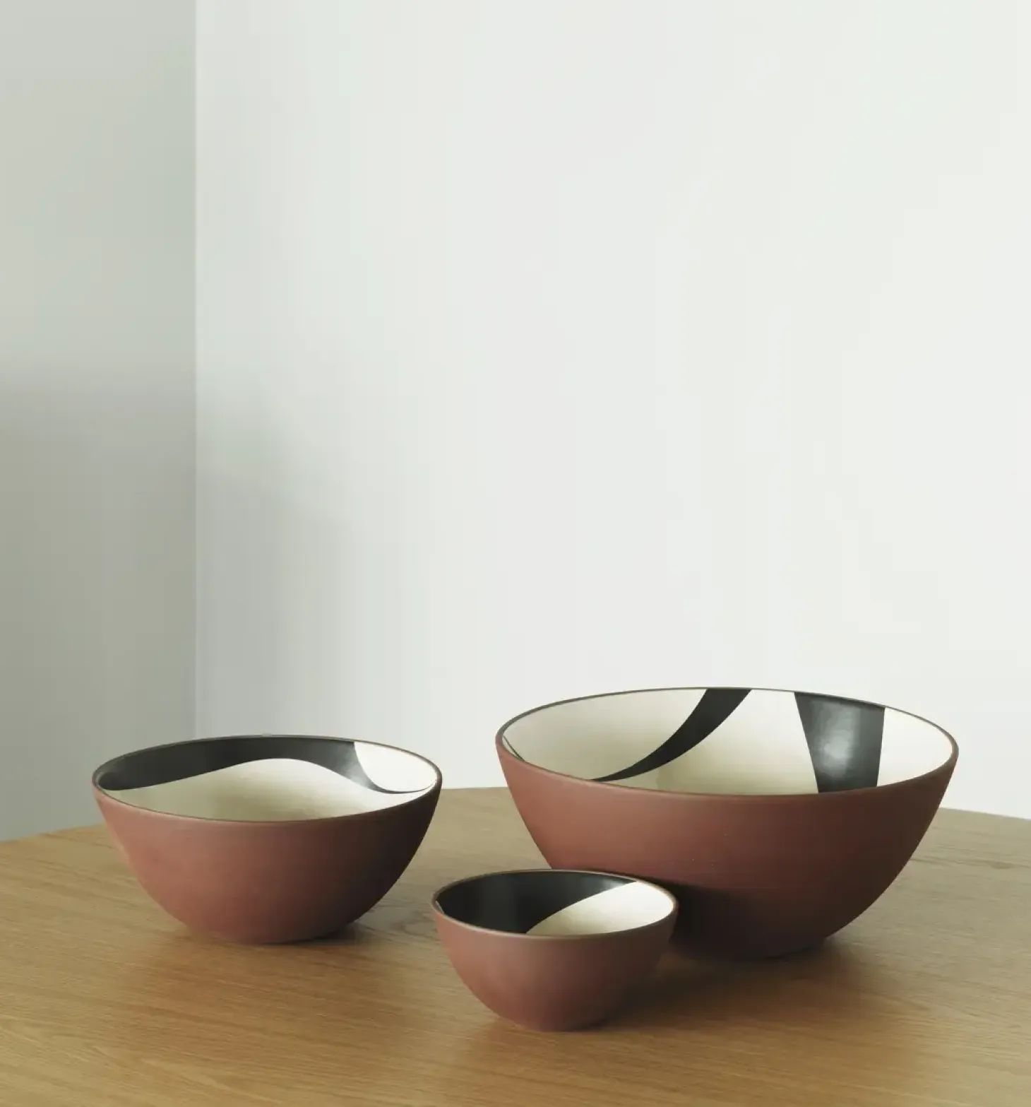 Normann Copenhagen - Line Bowl Ø15 - Red Clay