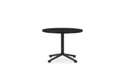 Normann Copenhagen - Lunar Coffee Table H45 x Ø60 cm - Black Alu/Oak