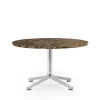 Normann Copenhagen - Lunar Coffee Table - 40 x 70 cm - Alu/Marble