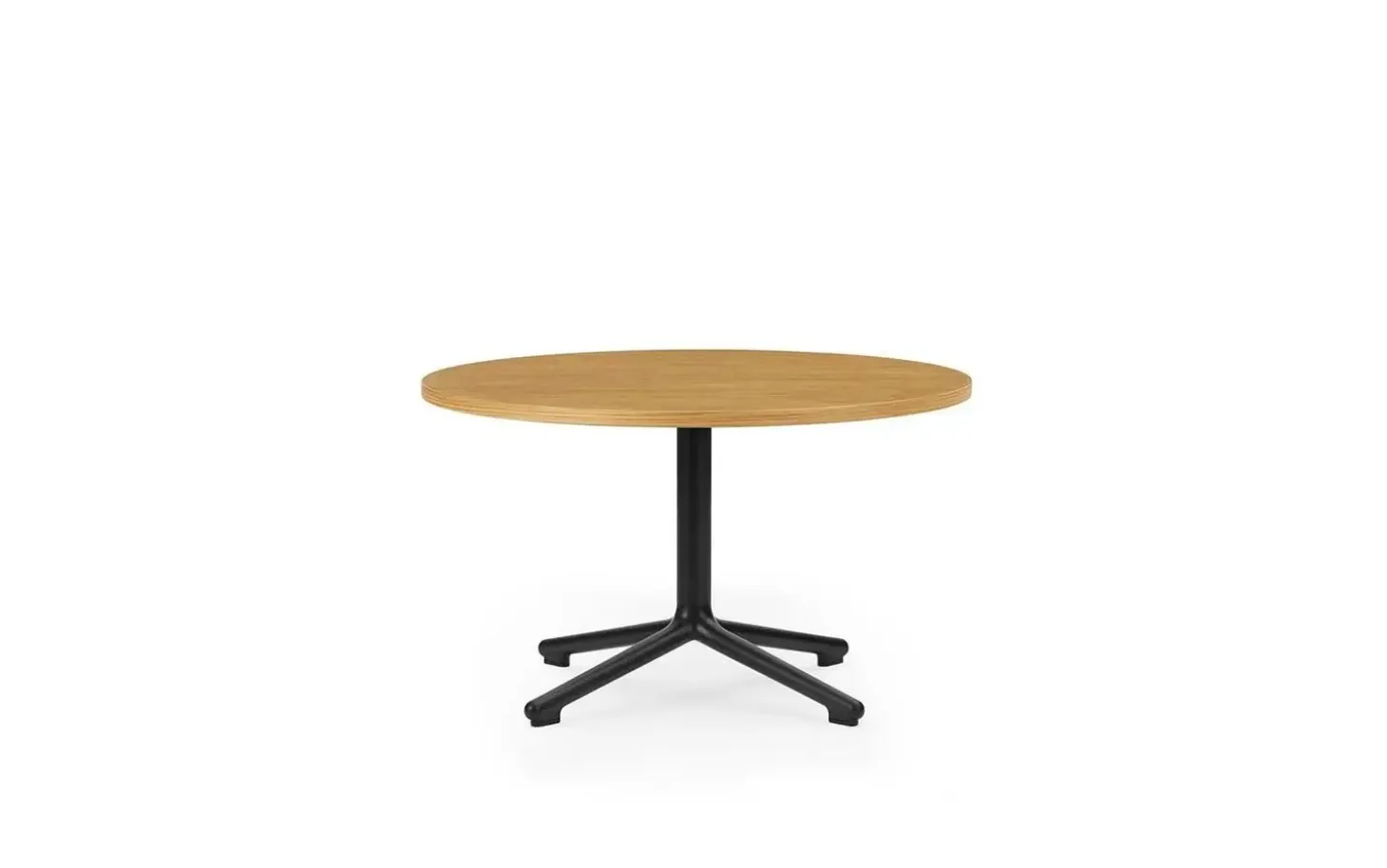 Normann Copenhagen - Lunar Coffee Table H40 Ø70 cm Black Alu