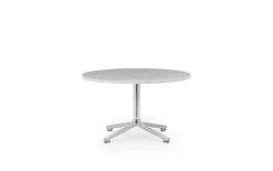 Normann Copenhagen - Lunar Coffee Table H40 Ø70 cm Alu