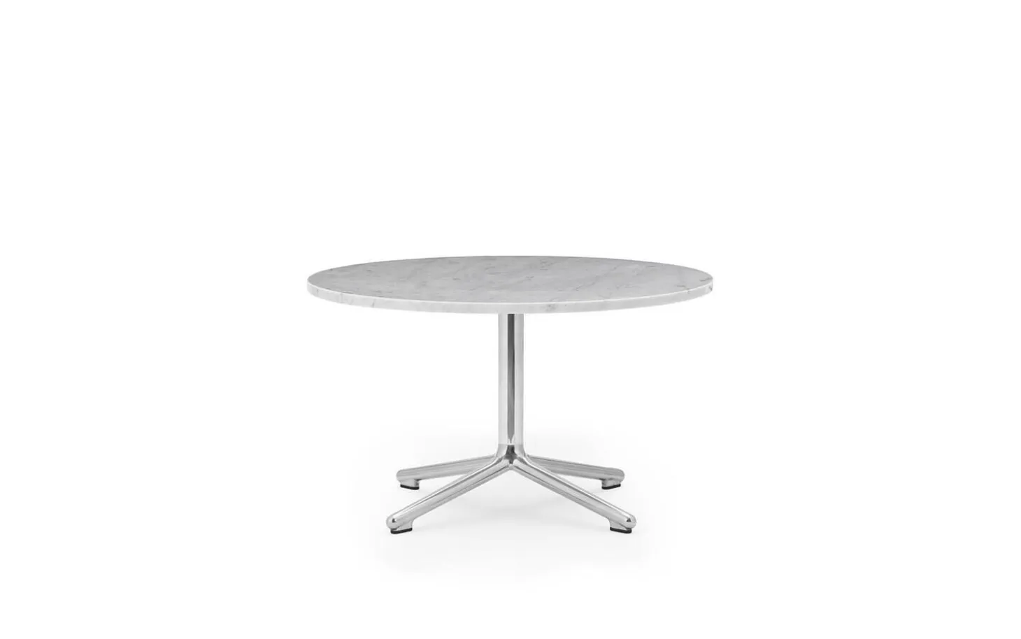 Normann Copenhagen - Lunar Coffee Table H40 Ø70 cm Alu