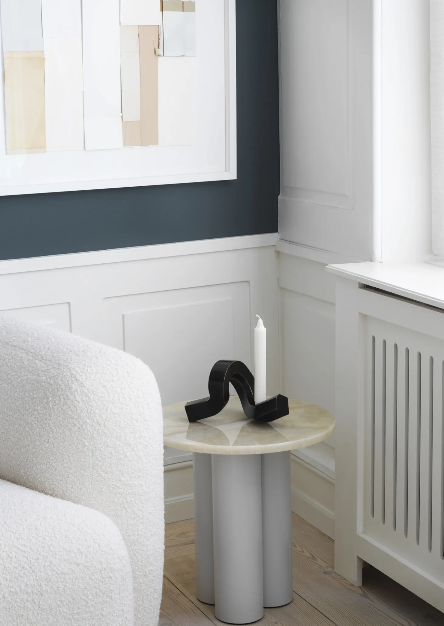 Normann Copenhagen - Lysestage - Crooked Candlestick One - Bronze