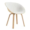 Normann Copenhagen - Mat Armchair Front Upholstery Hemp Beech - Hallingdal 110