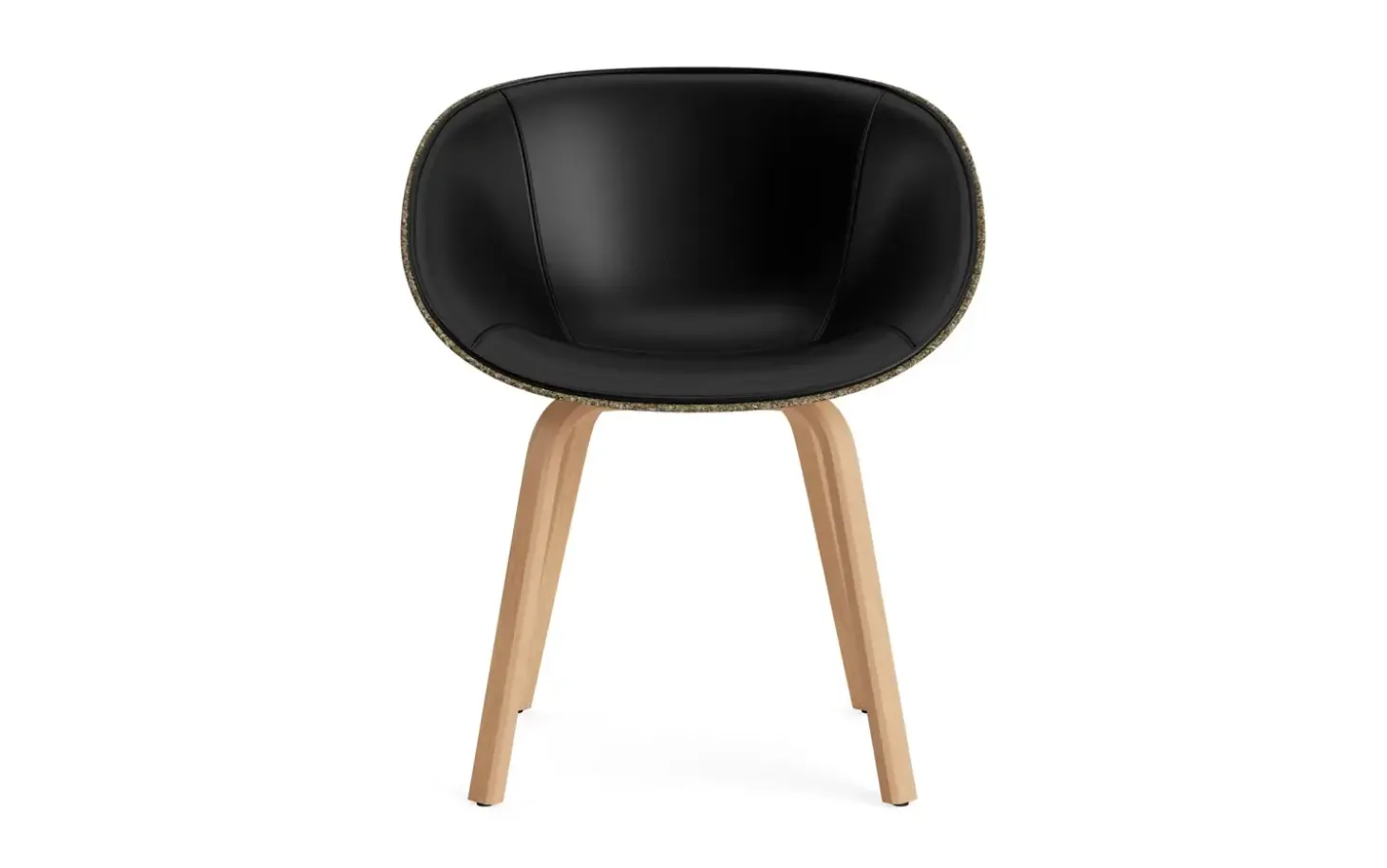 Normann Copenhagen - Mat Armchair Front Upholstery Seaweed Beech - Ultra 41599