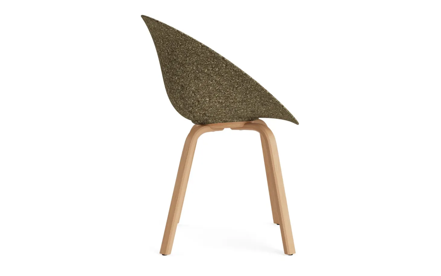 Normann Copenhagen - Mat Armchair Beech - Seaweed
