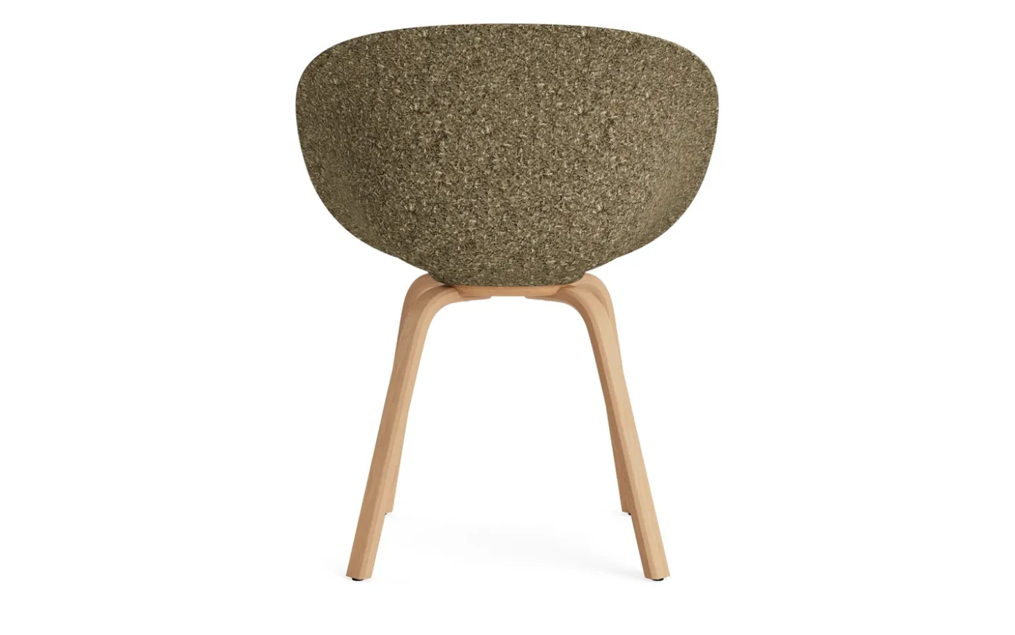 Normann Copenhagen - Mat Armchair Front Upholstery Seaweed Beech - Remix 133