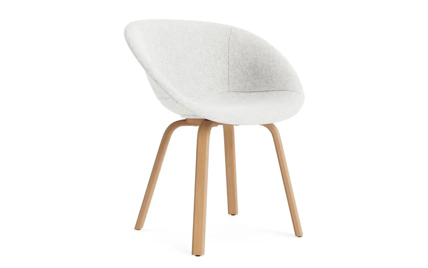 Normann Copenhagen - Mat Armchair Full Upholstery Beech - Hallingdal 110